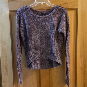 American Eagle multi-color knit cropped sweater